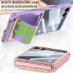 Samsung Galaxy Z Flip7 5G Purple Ultra-thin Wristband Holder Case - 4