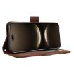 Huawei nova 14 Ultra 5G Brown Leather Phone Case with Card Slots - 7