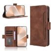 Huawei Pura 80 5G Brown Leather Phone Case with Card Slots - 1