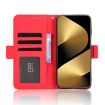 Huawei Pura 80 Pro/Pro+ 5G Red Leather Phone Case with Card Slots - 6
