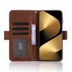 Huawei Pura 80 Pro/Pro+ 5G Leather Phone Case Brown with Card Slots - 6
