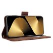 Huawei Pura 80 Ultra 5G Brown Leather Phone Case with Card Slots - 7