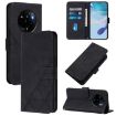 Realme Narzo 80 Pro Black 3D Embossed Flip Leather Crossbody Case - 1