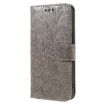 Xiaomi Poco F7 Pro/Redmi K80 Grey Lace Flower Flip Leather Case - 2