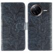 Xiaomi Poco F7 Ultra/Redmi K80 Pro Lace Flower Flip Leather Case Blue - 1