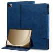 Samsung Galaxy Tab A8 10.5 Leather Case, Cat Buckle, Royal Blue - 1