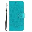 Xiaomi Poco F7 Ultra/Redmi K80 Pro Blue Sun Mandala Leather Case - 2