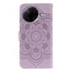 Xiaomi Poco F7 Pro/Redmi K80 Purple Sun Mandala Leather Case - 3