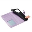 Xiaomi 14T Pro Purple Sun Mandala Embossed Leather Phone Case - 6