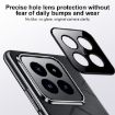 Xiaomi 14 Ultra Black Plain Leather PC Phone Case - 6
