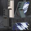 Samsung Galaxy Z Fold7 5G GKK Green Case with Card Bag & Rotor Bracket - 2