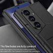 Samsung Galaxy Z Fold7 5G GKK Green Case with Card Bag & Rotor Bracket - 9