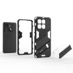 Redmi K70 Ultra Global Punk Armor Phone Case with Holder - Red - 6