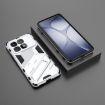 Redmi K70 Ultra Global Punk Armor Phone Case with Holder - White - 2