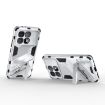Redmi K70 Ultra Global Punk Armor Phone Case with Holder - White - 4