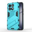 Redmi K70 Ultra Global Punk Armor Phone Case with Holder (Blue) - 1
