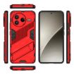 Redmi K80/Poco F7 Pro Punk Armor PC+TPU Case with Holder - Red - 3