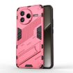 Redmi K80/Poco F7 Pro Punk Armor Phone Case with Holder - Light Red - 1