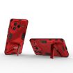 Redmi K80 Pro/Poco F7 Ultra Punk Armor PC+TPU Case with Holder Red - 5
