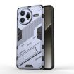 Redmi K80 Pro/Poco F7 Ultra Punk Armor Grey Case with Holder - PC + TPU - 1