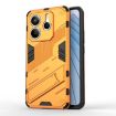 Redmi Note 14 5G Punk Armor Phone Case with Holder - Orange - 1