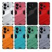 Redmi Note 14 4G Punk Armor PC+TPU Phone Case with Holder White - 7