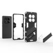 Redmi Note 14 Pro 4G Punk Armor PC+TPU Case with Holder - Black - 6