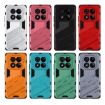 Redmi Note 14 Pro 4G Punk Armor Phone Case with Holder - Red - 7