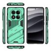Redmi Note 14 Pro 4G Punk Armor PC + TPU Case with Holder - Green - 3