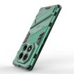 Redmi Note 14 Pro 4G Punk Armor PC + TPU Case with Holder - Green - 5
