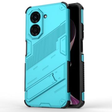 Redmi A5/Poco C71 Punk Armor Phone Case with Holder - Blue - 1