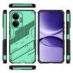 Redmi Turbo 4 Pro Punk Armor Phone Case with Holder - Green - 3
