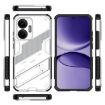 Redmi Turbo 4 Pro Punk Armor Phone Case with Holder - White PC + TPU - 3