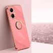 Redmi Turbo 4 Pro XINLI 6D Electroplate TPU Case with Ring Holder Red - 1