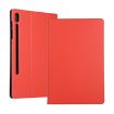 Samsung Galaxy Tab S7 T870 (2020) Red Leather Flip Case with Holder - 1