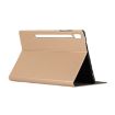 Samsung Galaxy Tab S7 T870 (2020) Leather Case - Local Gold Holder - 6