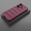 Redmi 13 4G Global Wine Red Magic Shield TPU Flannel Phone Case - 2
