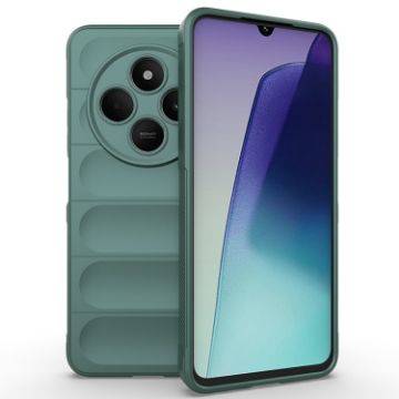 Redmi 14C 4G Global Magic Shield TPU Flannel Case Dark Green - 1