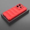 Redmi Note 14 5G Magic Shield TPU + Flannel Case - Red - 2