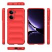 Red TPU + Flannel Phone Case for Redmi Turbo 4 Magic Shield - 3