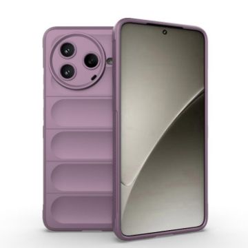 Redmi K80 5G/Poco F7 Pro Magic Shield TPU Flannel Case - Purple - 1