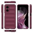 Redmi A5/Xiaomi Poco C71 Wine Red TPU + Flannel Phone Case - 3