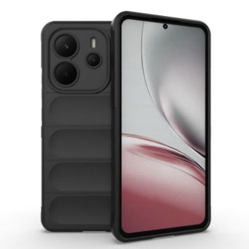 Redmi Note 14 4G EU Magic Shield TPU Flannel Case Black 164.84mm - 1
