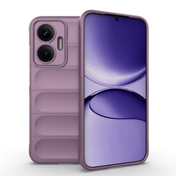 Redmi Turbo 4 Pro 5G Magic Shield TPU Flannel Phone Case Purple - 1