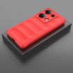 Red TPU + Flannel Phone Case for Redmi Note 14S 4G Global Magic Shield - 2