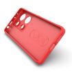 Redmi Note 14S 4G Global Wine Red Magic Shield TPU Flannel Case - 4