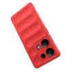 Redmi Note 14S 4G Global Wine Red Magic Shield TPU Flannel Case - 5