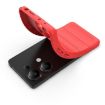 Redmi Note 14S 4G Global Wine Red Magic Shield TPU Flannel Case - 6