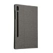 Samsung Galaxy Tab S7/S8 Leather Case with Holder - Gray (2020) - 3
