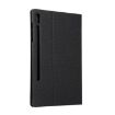 Samsung Galaxy Tab S7/S8 Leather Case with Holder - Black (2020) - 3